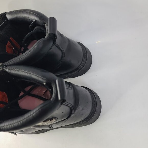 Harley-Davidson Men's Black Dipstick Leather Motorcycle Riding Boots Size US 10 - Picture 4 of 6